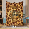Uni Personalized Farm Name Rustic Cattle Blanket