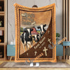 Uni Personalized Faith, Family & Farming Farm Blanket (10 Cattle Breeds)