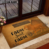 UniJames Farm Sweet Farm Vintage Doormat (12 Cattle Breeds)