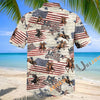 Unijames Love Racing Horse American Flag Hawaiian Shirt