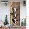 Uni Personalized Name Holstein Door Cover