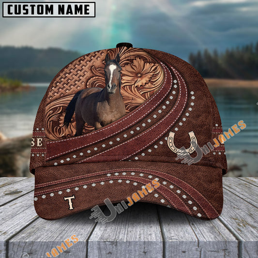 Unijames Palomino Carving Leather Pattern Personalized Name Cap for  Charlotte Venard