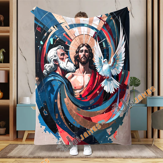 Unijames Holy Trinity- Father, Son & Holy Spirit Blanket