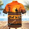 Unijames Western Cowboy Sunset Horse Hawaiian Shirt