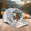 Unijames Custom Name “Save Animals, Eat People” Funny Camping Bear Cap
