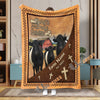 Uni Personalized Faith, Family & Farming Farm Blanket (10 Cattle Breeds)