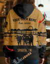 Uni Personalized Coir Pattern Name & Farm Name Cattle Hoodie