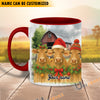 Uni Personalized Christmas Farmhouse Holiday Gift Cow Mug