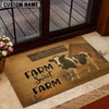 UniJames Farm Sweet Farm Vintage Doormat (12 Cattle Breeds)