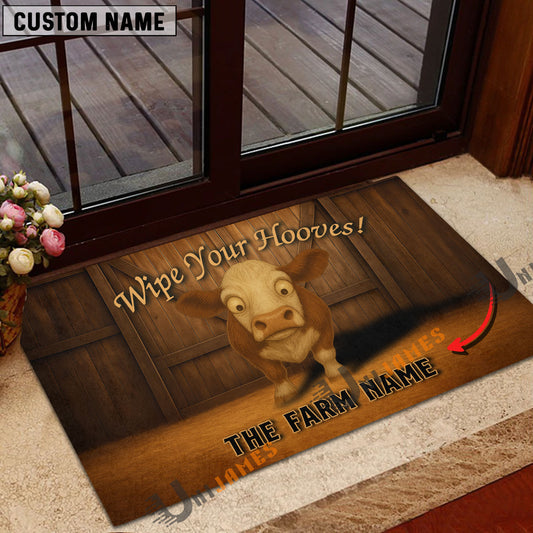UniJames Wipe Your Hooves Doormat (12 Cattle Breeds)