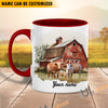 Uni Our Farm, Our Herd Personalized Name Mug (10 Cattle Breed)