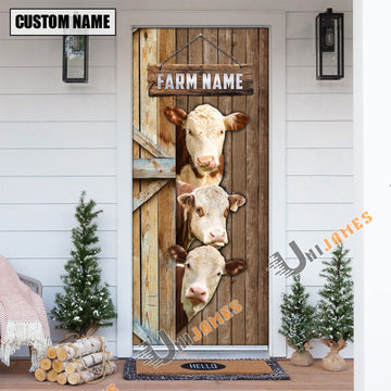 Uni Personalized Name Hereford Door Cover