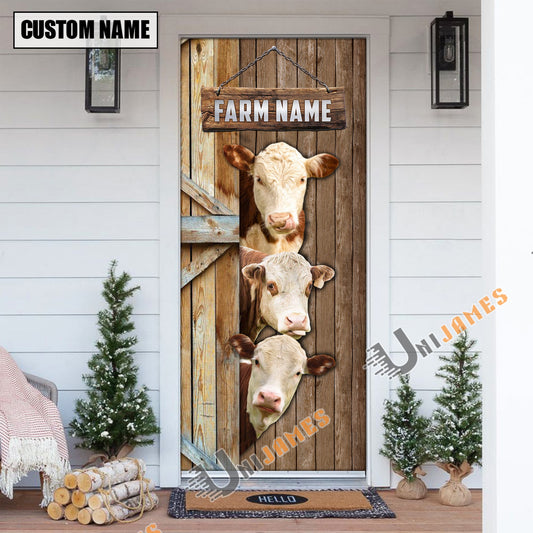 Uni Personalized Name Hereford Door Cover