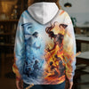 Unijames God Battle With Satan 3D Hoodie