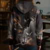 Unijames God Knight Lion Cross Pigeon 3D Hoodie