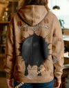 Uni Personalized Name & Farm Name Cute Cow Breakthrough Hoodie