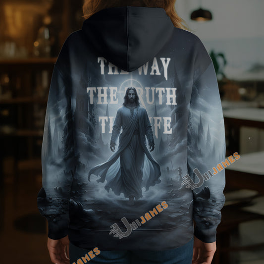 Unijames Jesus The Way The Truth The Life Hoodie