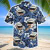 Unijames Mercedes Camper Van Tropical Camping Hawaiian Shirt