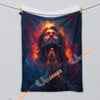 Unijames Flame of Faith Jesus Throw Blanket