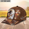 Unijames Jesus Embracing White Horse Christian Leather Cap