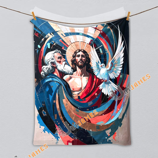 Unijames Holy Trinity- Father, Son & Holy Spirit Blanket