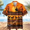 Unijames Western Cowboy Sunset Horse Hawaiian Shirt