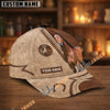 Unijames Personalized Equestrian Horseshoe Leather Classic Cap