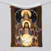 Unijames Holy Trinity Stained-Glass Blanket
