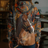 Uni Custom Name Horse Lover Camo 3D Hoodie