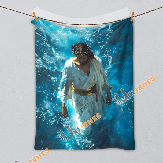 Unijames Heaven’s Tide – Christ Walking on Water Blanket