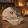 Unijames Personalized Equestrian Horseshoe Leather Classic Cap