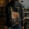 Uni Personalized Starlight Cow Farm Custom Name Hoodie (8 Cattle Breeds)