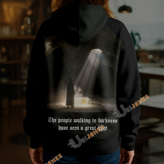 Unijames The Light Has Come Christian Faith 3D Hoodie