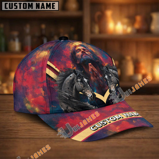 Unijames Prayer & Power: Jesus with Twin Stallions Cap