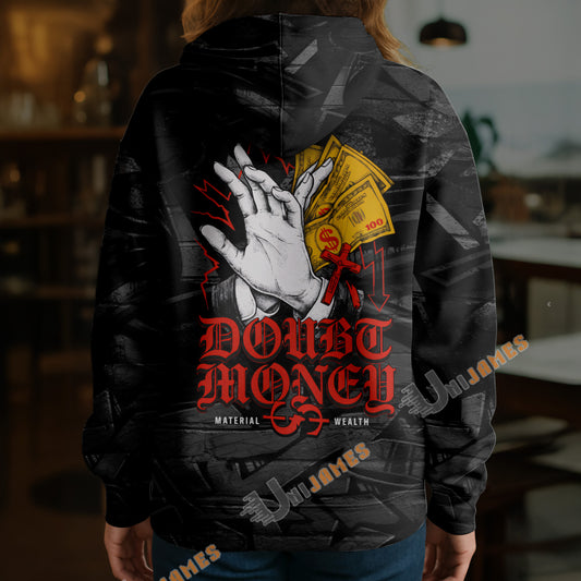 Unijames Silent Prayer: Trust Over Gold 3D Hoodie
