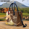 Uni Horses I Always Thought Love Personalized Leather Bag