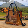Unijames Morgan Never Walk Alone Custom Name 3D Leather Handbag
