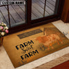 UniJames Farm Sweet Farm Vintage Doormat (12 Cattle Breeds)