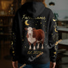 Uni Personalized Starlight Cow Farm Custom Name Hoodie (8 Cattle Breeds)