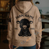 Uni Personalized Name & Farm Name Adorable Farm Calf Hoodie (10 Cattle Breeds)