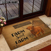UniJames Farm Sweet Farm Vintage Doormat (12 Cattle Breeds)