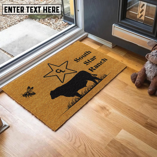 Uni Custom South Star Ranch Coir Doormat