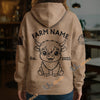 Uni Personalized Name & Farm Name Adorable Farm Calf Hoodie (10 Cattle Breeds)