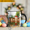Uni Personalized Christmas Farmhouse Holiday Gift Cow Mug