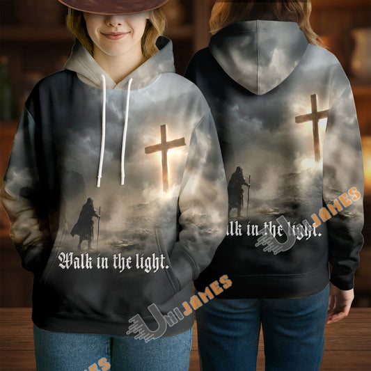 Unijames Lightwalker Faith 3D All-Over Print Hoodie