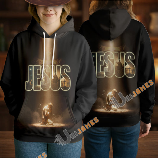Unijames JESUS — Light of Redemption 3D All-Over Print Hoodie