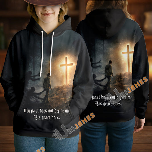 Unijames Faith Through Darkness 3D All-Over Print Hoodie
