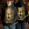 Unijames Path of Redemption Christian Cross 3D Hoodie