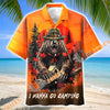 Unijames I Wanna Go Camping Bear Hawaiian Shirt
