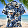 Unijames Mercedes Camper Van Tropical Camping Hawaiian Shirt